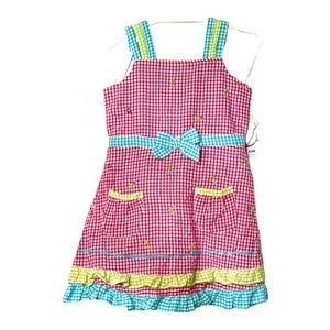 B.T. Kids Toddler Girl’s Sleeveless Checkered/Plaid Dress